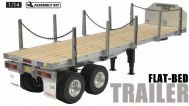 TAMIYA  FLATBED SEMI TRAILER WITH POLES 56306